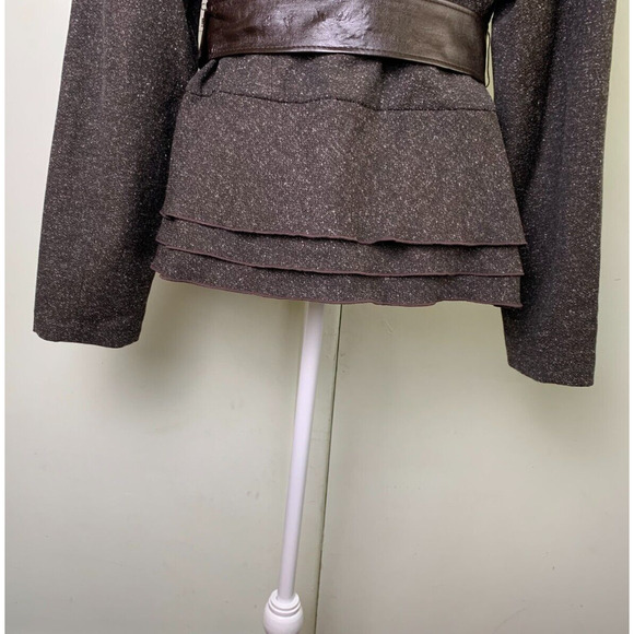 Worthington Women's Deep Chocolate Long Sleeve Jacket Size XL - Picture 6 of 15